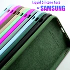 Высококачественный мягкий жидкий силиконовый чехол для Samsung Galaxy A11 A51 A71 4G A515 A21S A31 A41 противоударный резиновый чехол