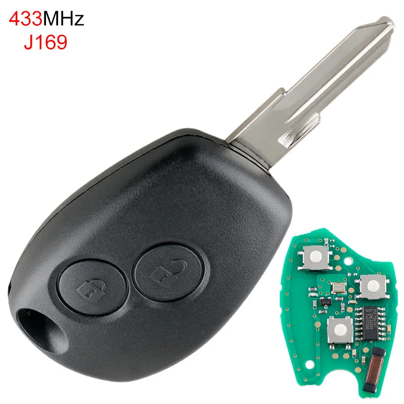 Универсальный Черный пульт дистанционного управления из АБС-пластика 433 МГц 2