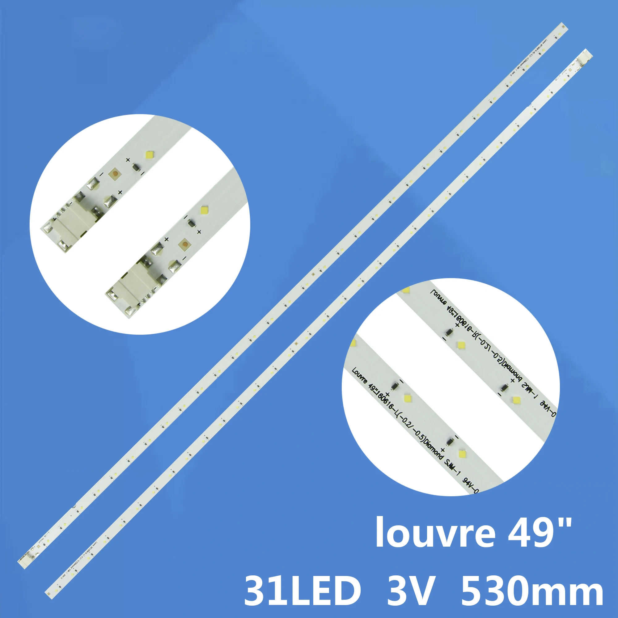 Светодиодная лента для подсветки Samsung 160628 160616 Φ V6LF_490SFB V6LF_490DKA_LED31 UN49K5300 UE49K5100|Пульты