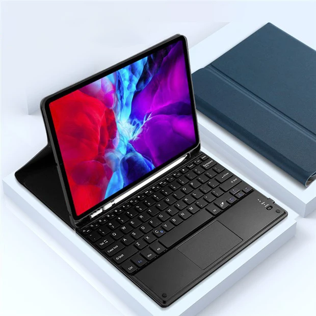 

iPad Pro 11 Keyboard Case 2020, Touchpad Detachable Keyboard [Support Apple Pencil Charging] ipad pro 12.9 Keyboard Case shell