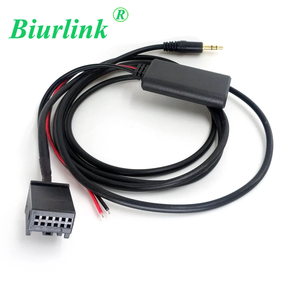 Biurlink 12-контактный автомобильный радиоприемник Aux-in адаптер с беспроводным