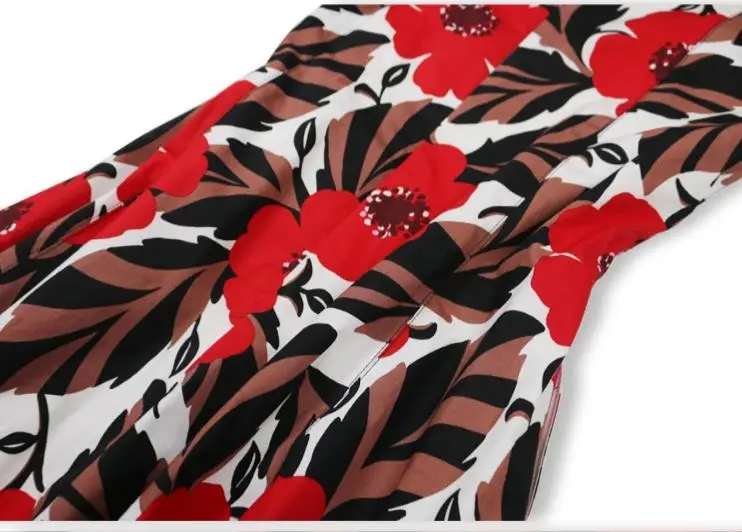 

Stock Clearance! Floral Print Cotton V Neck Midi Length Dress US 6 8 10 Left