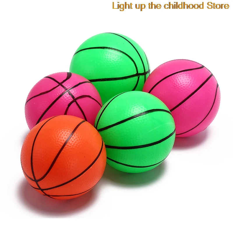 

12 см надувные мячи ПВХ Баскетбол волейбол пляжный мяч для детей и взрослых уличные забавные спортивные игрушки случайные Цветные мячи
