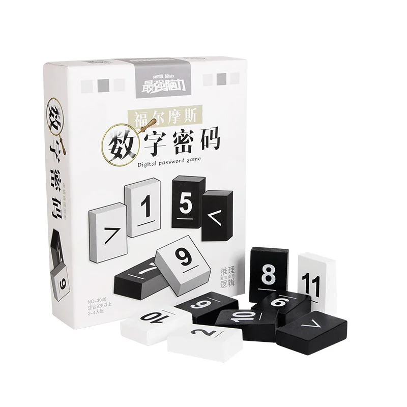 

New table game Leonardo da Vinci password with digital password Leisure Party Game Puzzle toys