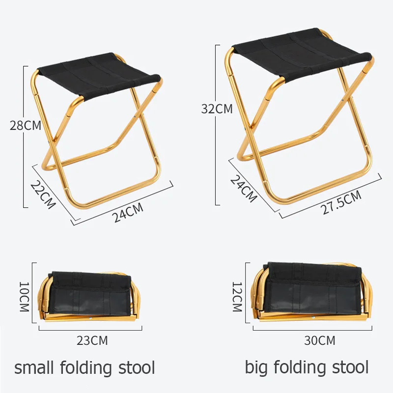 Открытый Отдых Путешествия рыбалка стул легкий складной с сумкой для хранения