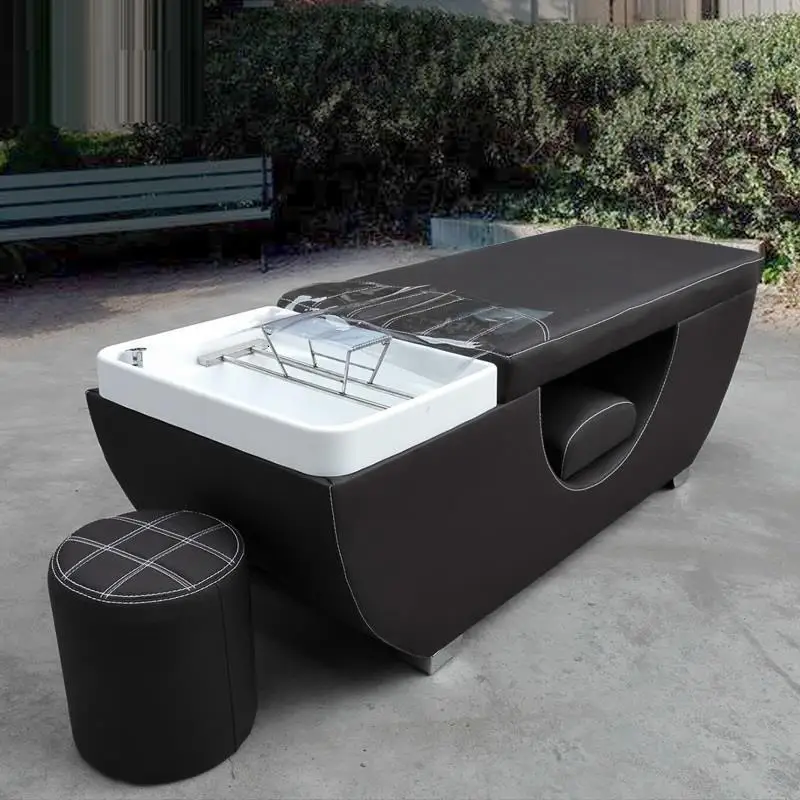 Косметологическая кровать для косметических салонов Lavacabezas Silla Peluqueria, Парикмахерская мебель Cadeira Maquiagem, шампунь, стул