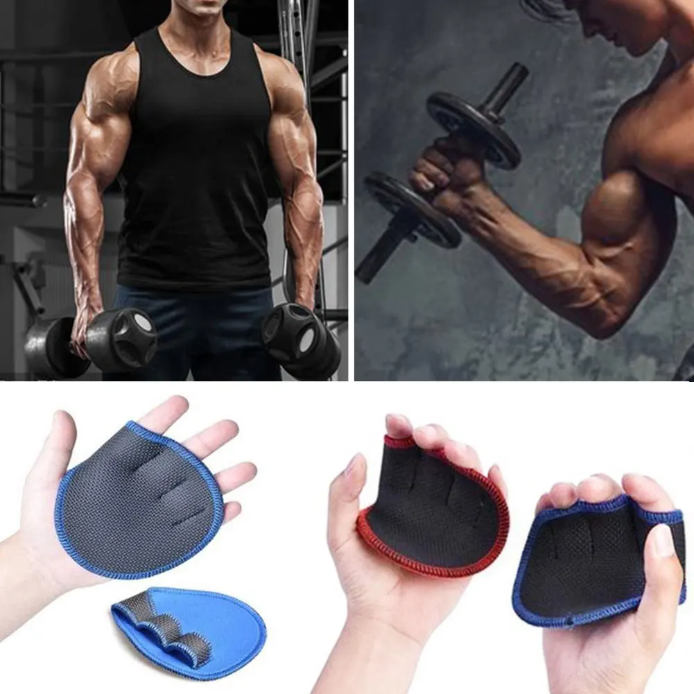 

Anti Skid Sports Half Finger Care Palms Breathable Exercise Hand Protector Training Dumbbell Hand Protector Fitness Equipment