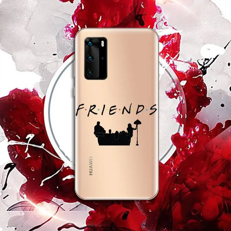 

Friends TV Show Door Phone Case Transparent for Huawei P20 P30 P40 honor 8 10i P smart 2019 Samsung A71 A21S S10 20 plus