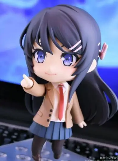 

Amine Rascal Does Not Dream of Bunny Girl Senpai 1124# Sakurajima Mai Clay Cure Ver. Static Action Figure Toys