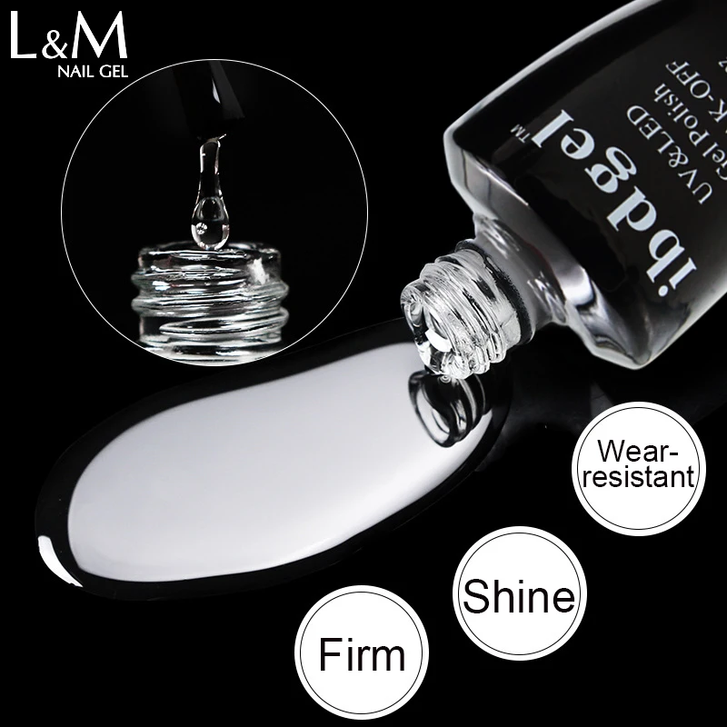 ibdgel 15ml Matte Top Coat Base Coat Nail Gel polish Design Enhancer Varnish Semi Permanent Soak Off UV LED Nail Art Tool