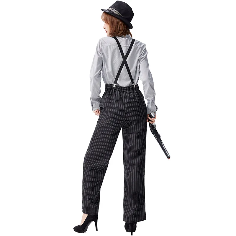 

New Arrival Mafia Costume Cosplay Adult Halloween Costume For Women