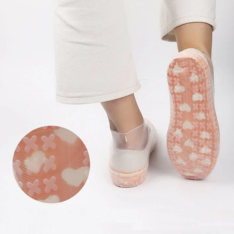 Многоразовые водонепроницаемые Непромокаемые Силиконовые чехлы для обуви