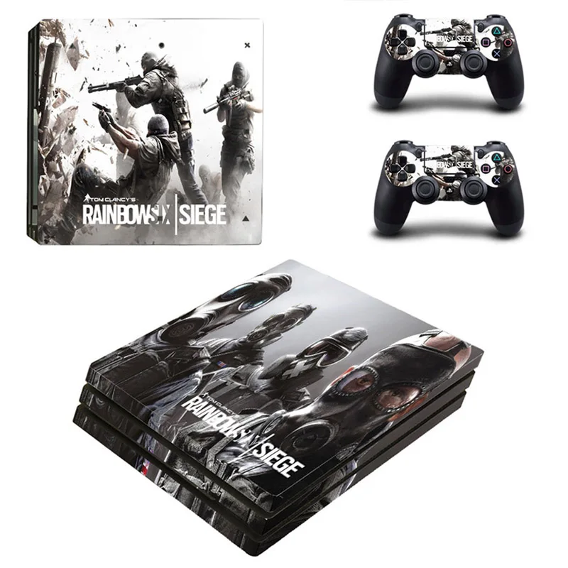 Наклейки Tom Clancy's Rainbow Six PS4 Pro PS 4 Play station наклейки Pegatinas для playstation консоль и