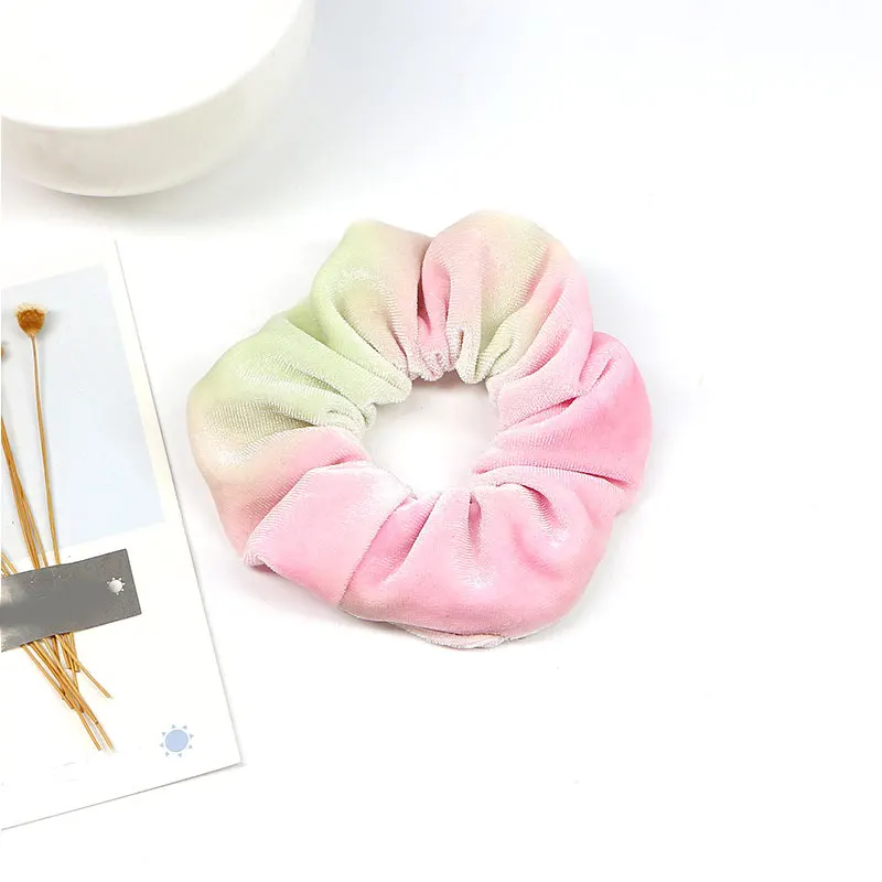 light pink Женские бархатные резинки для волос, резинки для волос, резинки для волос для девушек, резинки для волос, резинки для волос, аксессуары для волос - Цвет: light pink