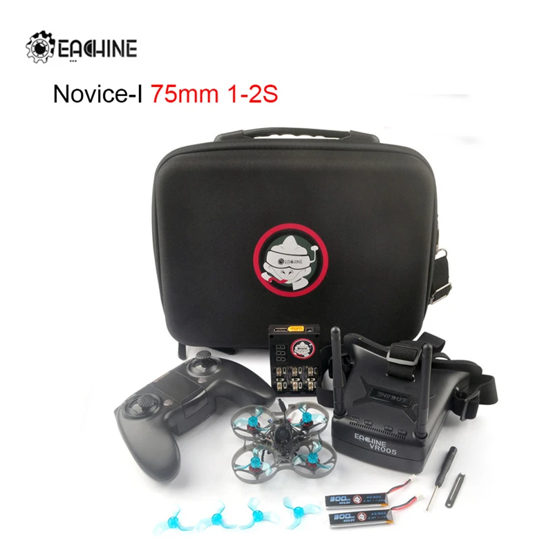Eachine Novice I 75 мм 1 2S Whoop FPV гоночный Дрон с камерой Runcam VR009 очки радиопередатчик EX1102