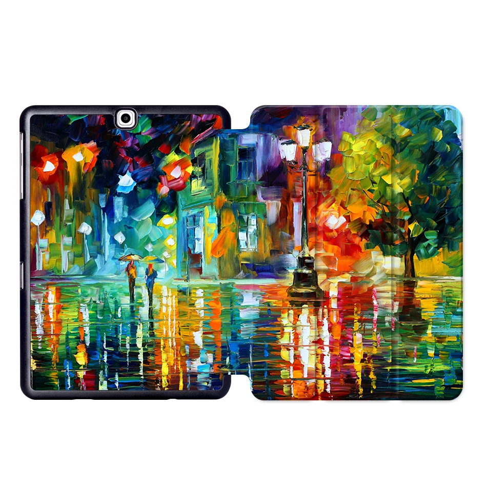 SS03 MTT чехол для планшета с масляным рисунком для samsung Galaxy S2 9,7 ''SM-T810 T813 T815 T819 складной магнитный защитный чехол из искусственной кожи с подставкой - Цвет: SS03