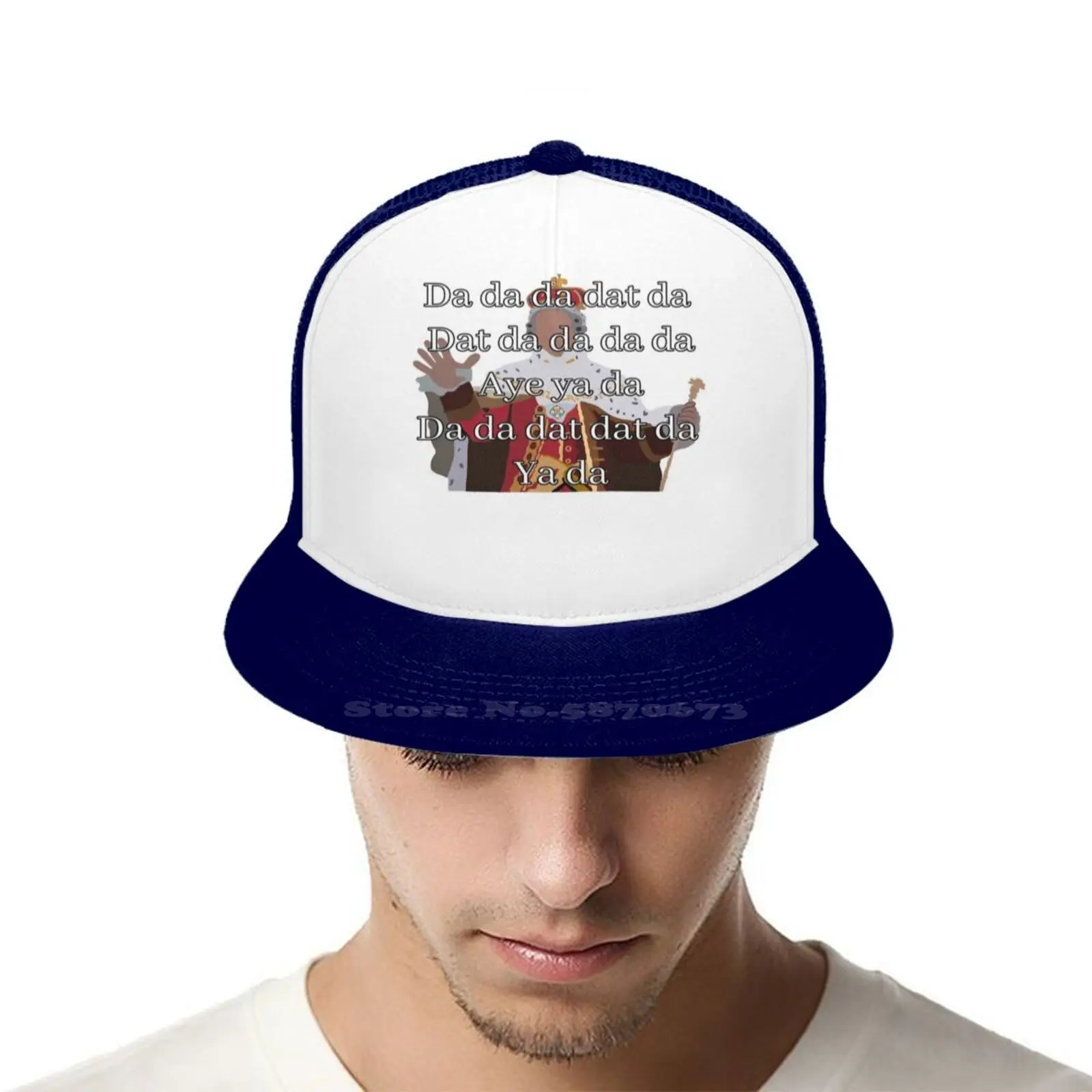 Король Джордж пение в стиле хип хоп|Мужские бейсболки| |