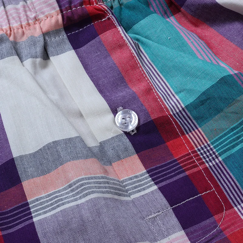 Mens Sleep Shorts Cotton Woven Pants Summer Underwear