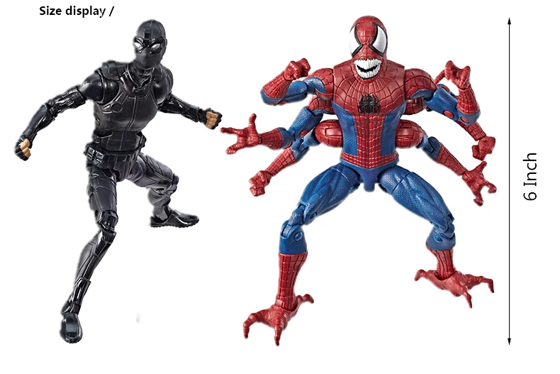 Hasbro «Человек-паук», с героями комиксов Марвел, легенды серии далеко от дома 6-дюймовый паук Для женщин Коллекционные Фигурки Коллекция для девочек и мальчиков