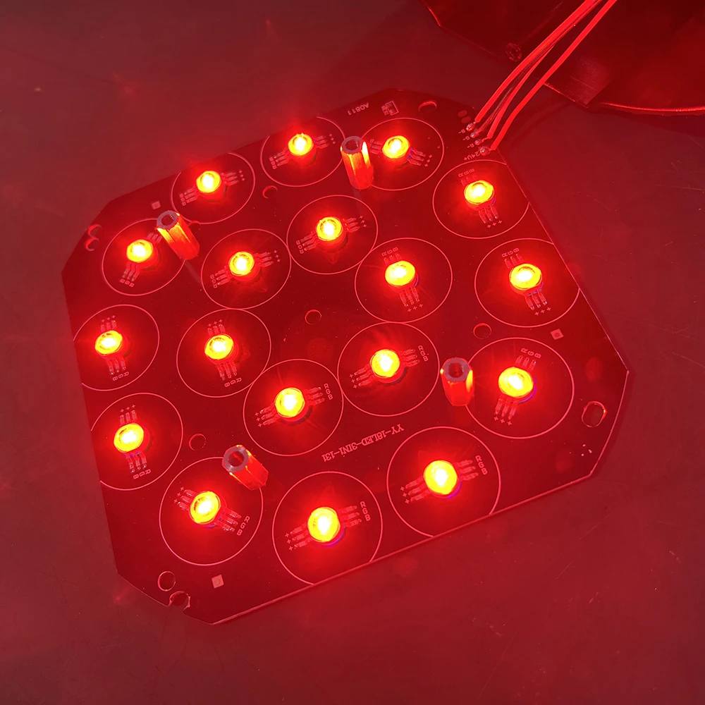 2 шт./Светодиодная панель 18x3 Вт rgb 3 в 1 светодиодные Аксессуары для освещения 24 В |