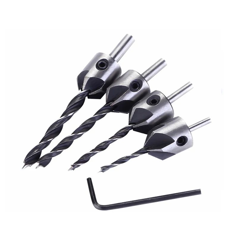 4 шт./7 шт. сверла для сверления отверстий 3-6 мм