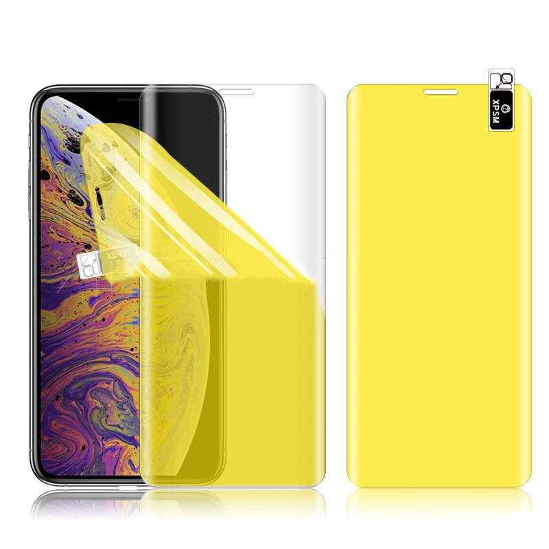 EXUNTON 3 шт. для Apple iPhone X/XS MAX/XR 3D Сверхтонкая сверхпрозрачная мягкая защитная пленка