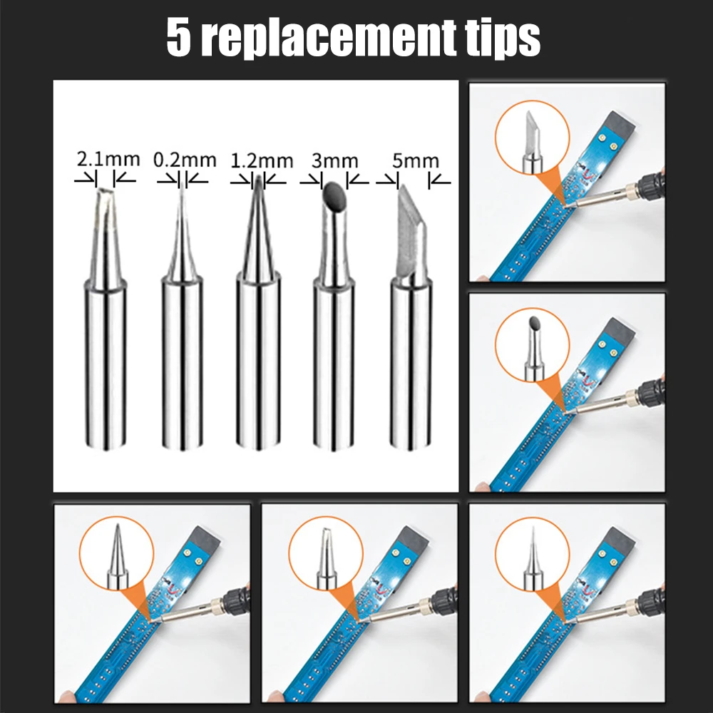 Электрический паяльник с ЖК дисплеем деревянный комплект для выжигания набор