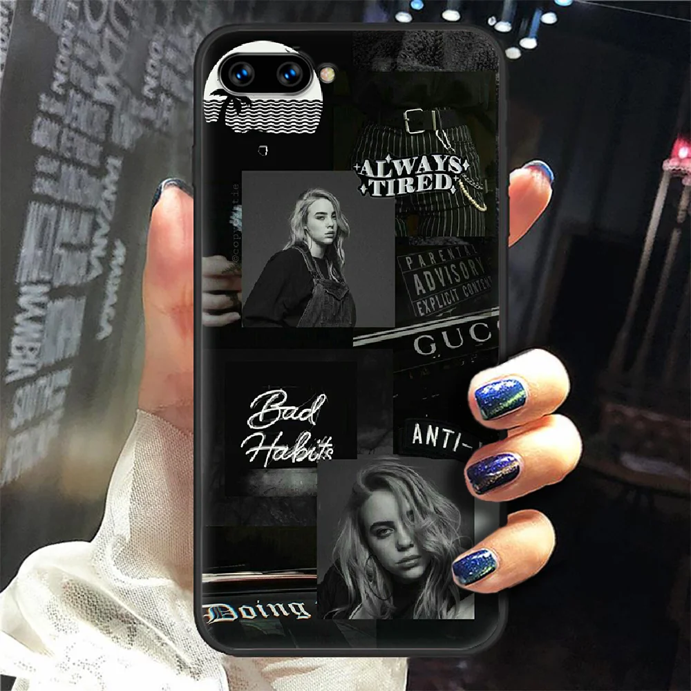 

Billiy singer Phone Case Cover Hull For HUAWEI honor 8 8c 8a 8x 9 9a 9x V10 MATE 10 20 I lite pro black waterproof pretty cover