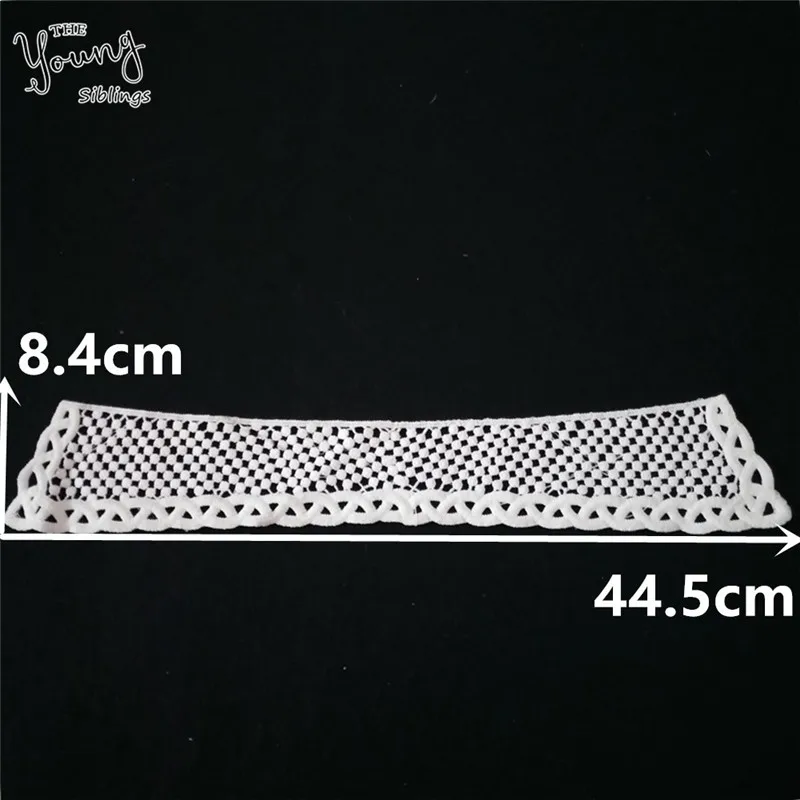 Новое поступление белая вышивка ажурный кружевной воротник сделай сам швейный