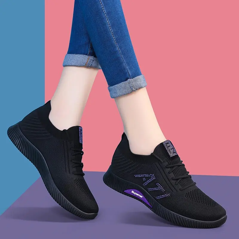 

Tenis Feminino 2021 Hot Sale Summer New Style Outdoor Sneakers Comfortable Breathable Hollow Casual Shoes for Women Sports Shoes