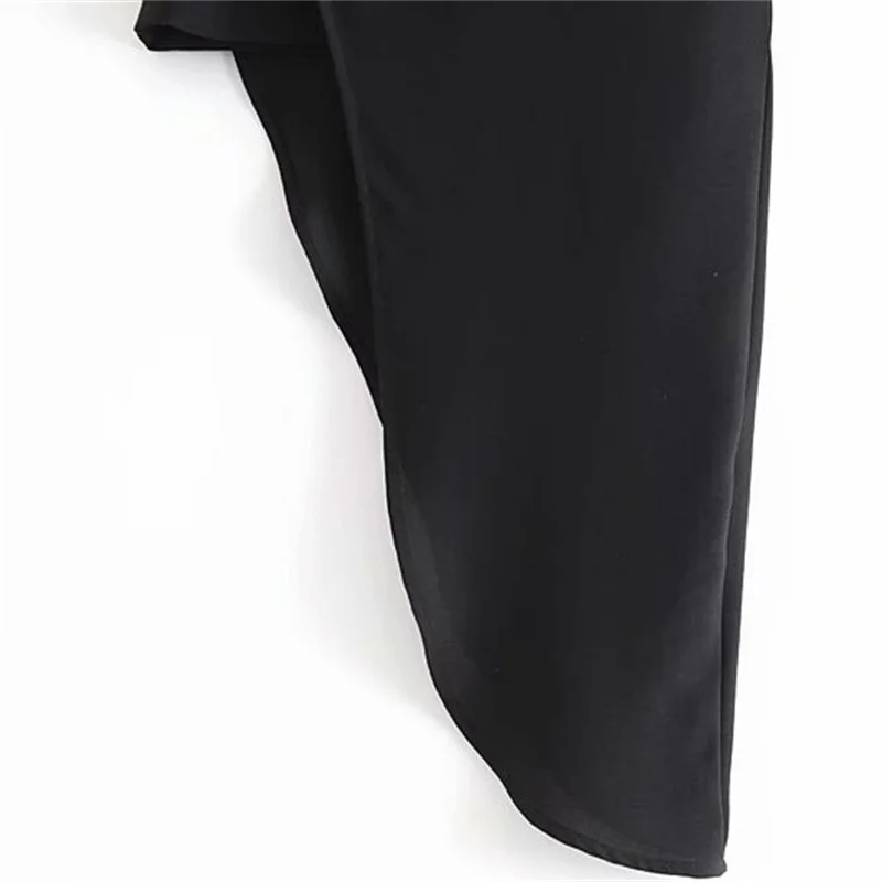 

ZXQJ Women 2021 Chic Fashion Pleated Velvet Asymmetrical Mini Skirt Vintage High Waist BacK Zipper Female Skirts Mujer