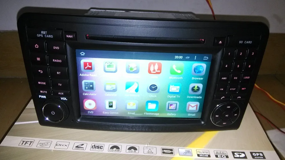 8 восемь Восьмиядерный 4 Гб RAM Android 0 6 Автомобильный dvd-плеер gps для Mercedes Benz ML CLASS W164