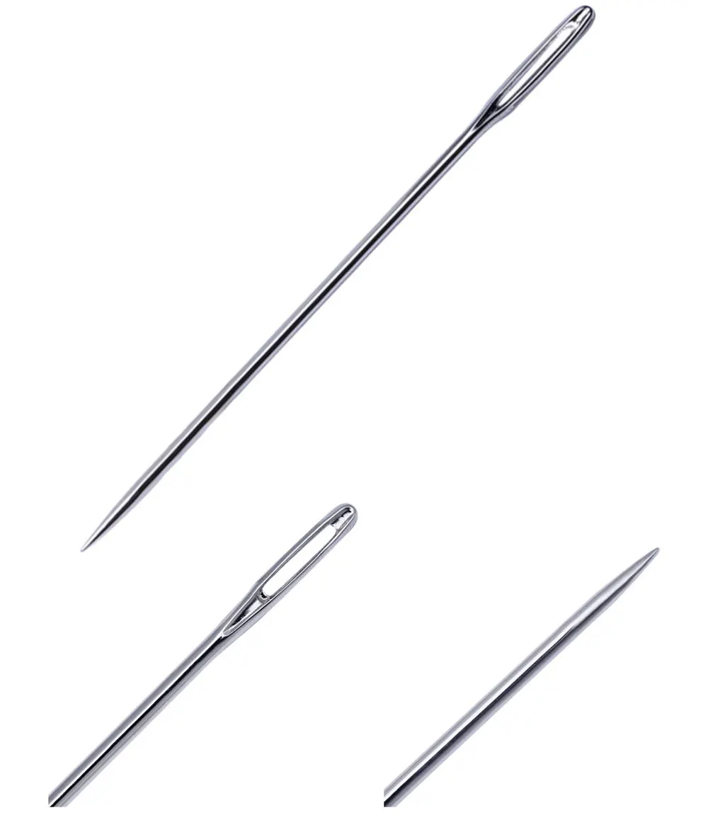 20 шт. Стальные длинные швейные иглы с большими отверстиями 175 мм|Швейные иглы| |