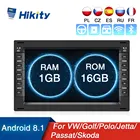 Автомагнитола Hikity, мультимедийный плеер 2 din на Android, с GPS, Wi-Fi, для Volkswagen GOLF, POLO, Passat b5, MK5, SHARAN, JETTA