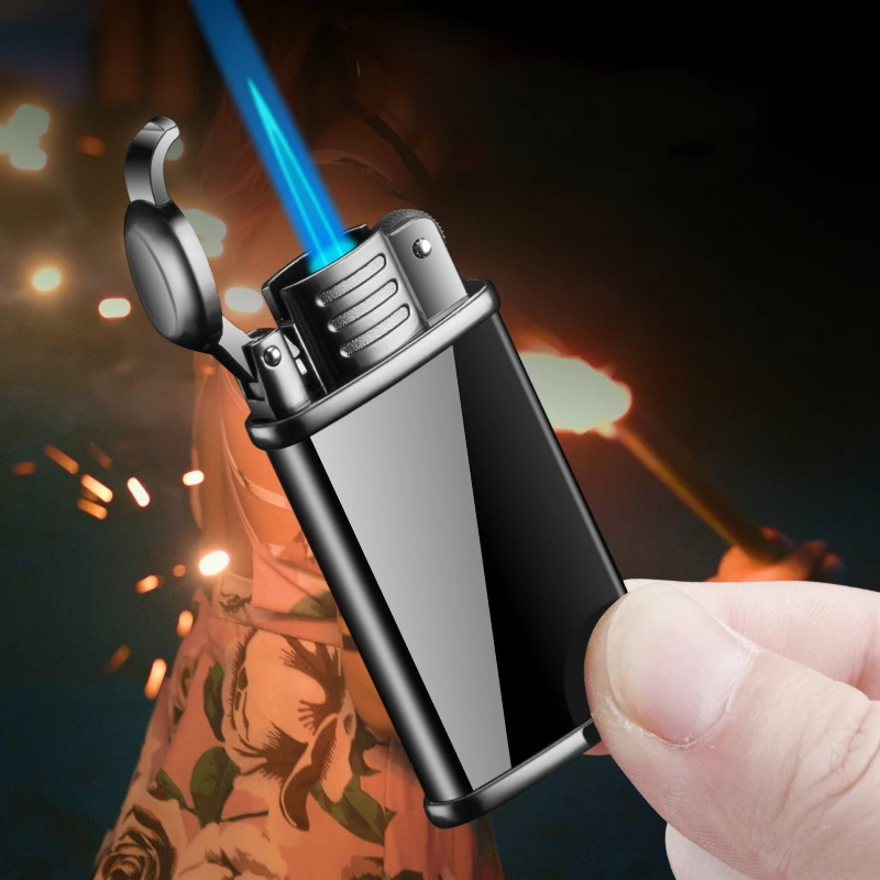 

Butane Turbo Lighter Windproof Retro Gas Lighter Cigarettes Lighters Metal Lighters Smoking Accessories Gadgets For Men