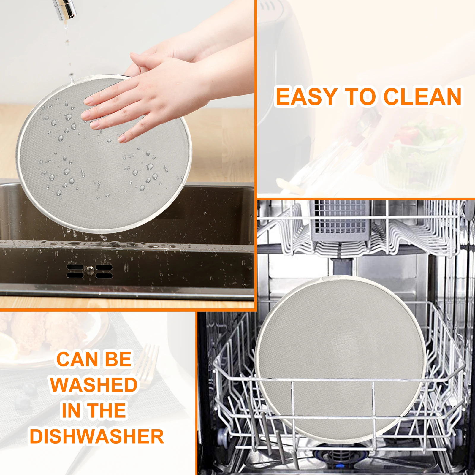 Аксессуары для фритюрницы крышка от брызг масляная сетка из нержавеющей стали