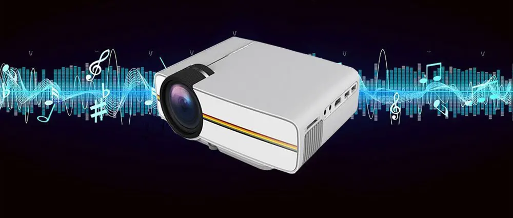 ALSTON YG400 обновленный YG410 мини-проектор 1080P 1800 люмен портативный ЖК-светодиодный проектор домашний кинотеатр USB HDMI 3D проектор бас-динамик