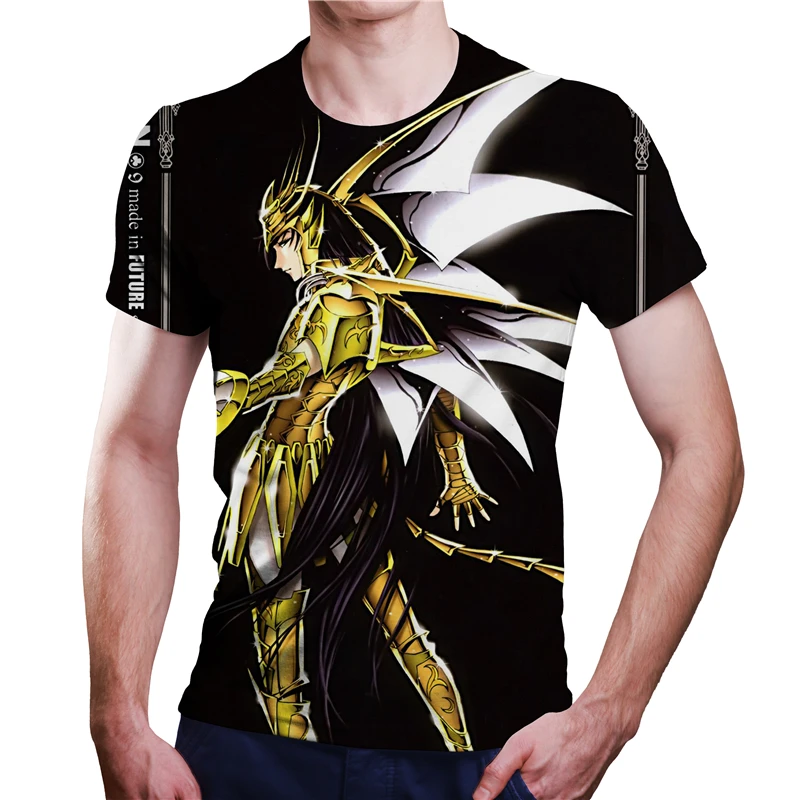 

2021 Summer New Men'S T-Shirt 3D Printing Animation Greek Mythology Casual Top Oversized T-Shirt 110-6XL