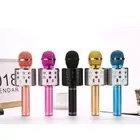 Портативный Bluetooth микрофон WS858, домашний караоке беспроводной Профессиональный динамик, домашний KTV музыкальный плеер для вокала, с рекордером, микрофон