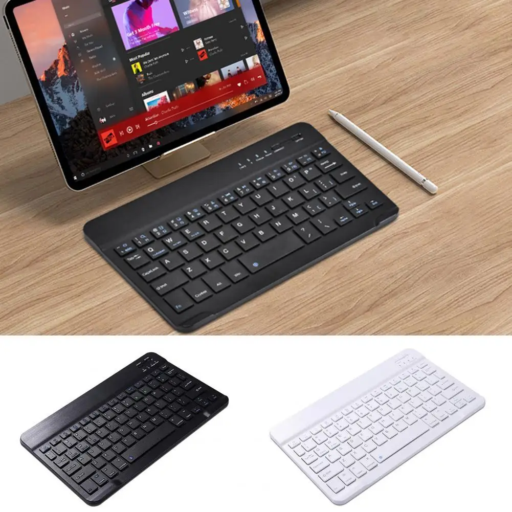 Беспроводная клавиатура универсальная офисная мини-клавиатура ультратонкий