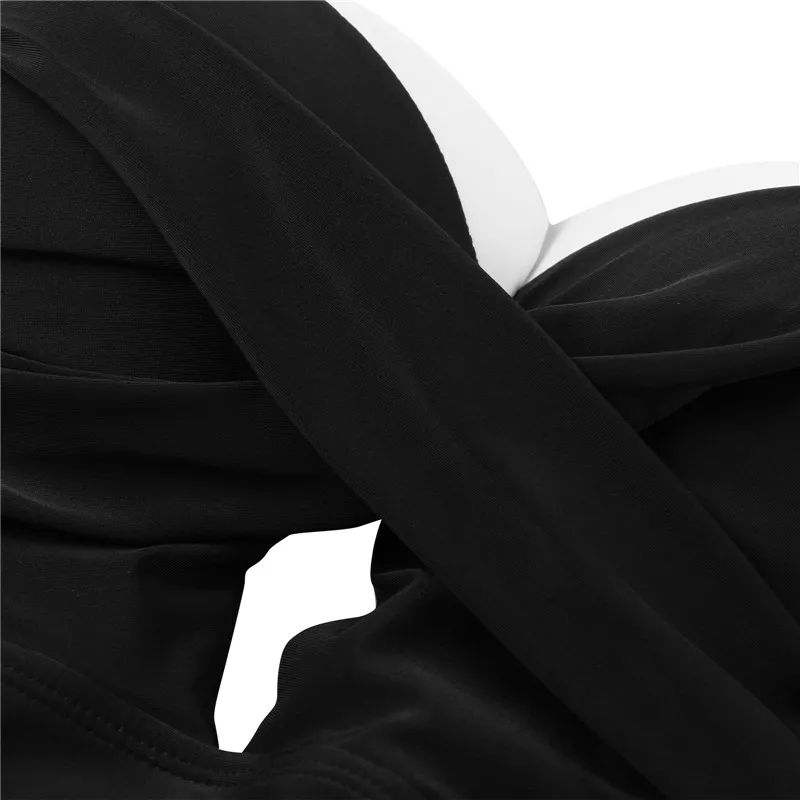 

Women Casual Swimwear Black Sleeveless Boat Neck Off-the-shoulder Swimsuit