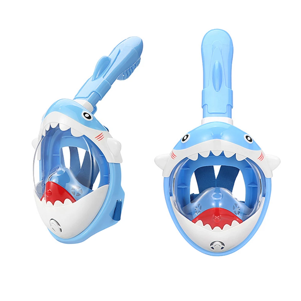 

Hot Sale Snorkel Face Cover Full Face Snorkeling and Diving Face Cover with 180 Degree Panoramic Viewing Long Ventilation Pipe