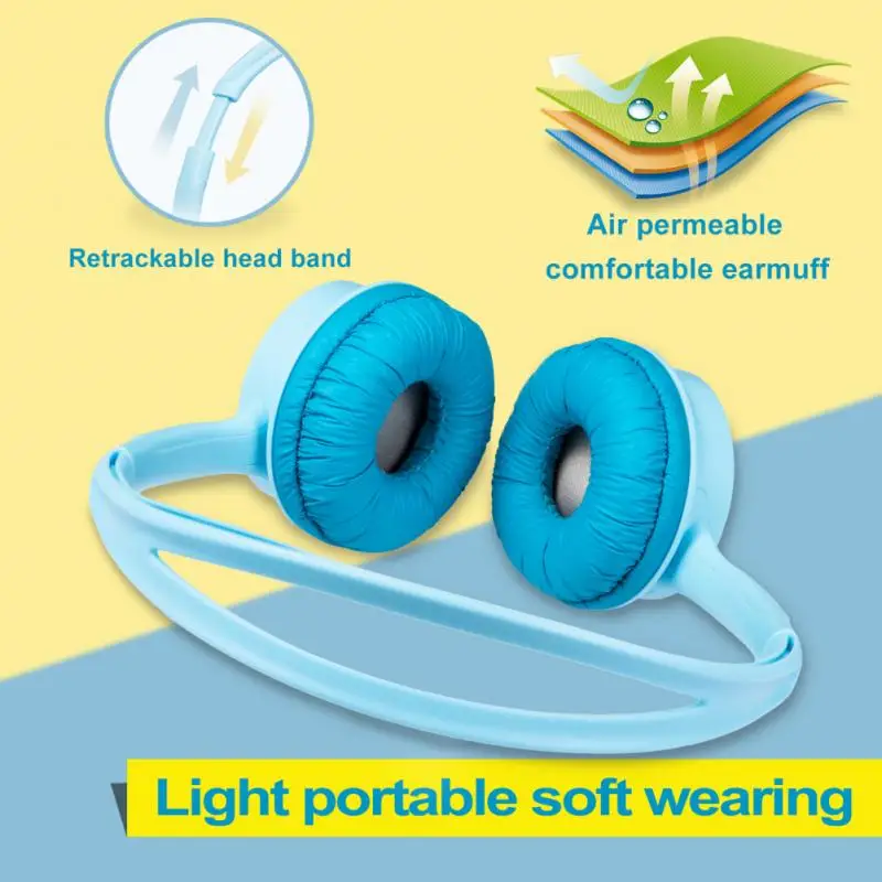 Накладные проводные наушники для компьютера регулируемые басы стерео Xiaomi Huawei