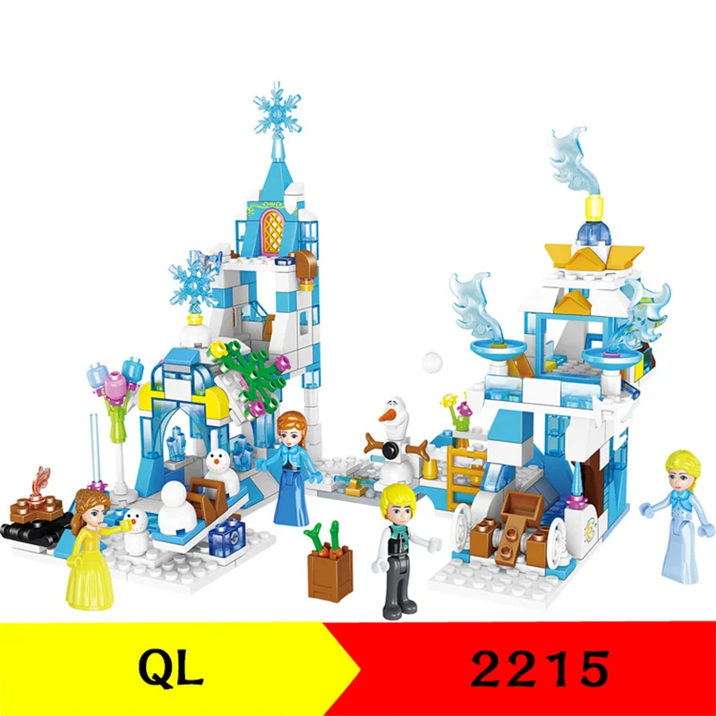 

413 шт. QL2215 Исландия Покахонтас Девушка Серия небольшая сборная, строительные блоки, игрушка для обучения подарки