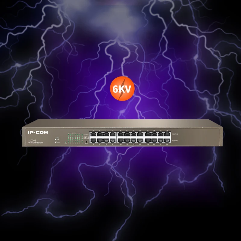 IPCOM G1024G 24 портовый 1000M гигабитный сетевой коммутатор автоматический MDI/MDI X