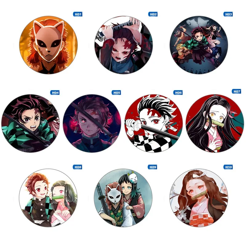Демон убийца Kimetsu без Yaiba Универсальный складной держатель мобильного телефона