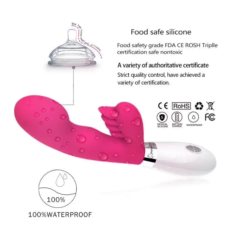 Акула Секс Продукты G spot массаж тела кролик вибратор USB Перезаряжаемый женский