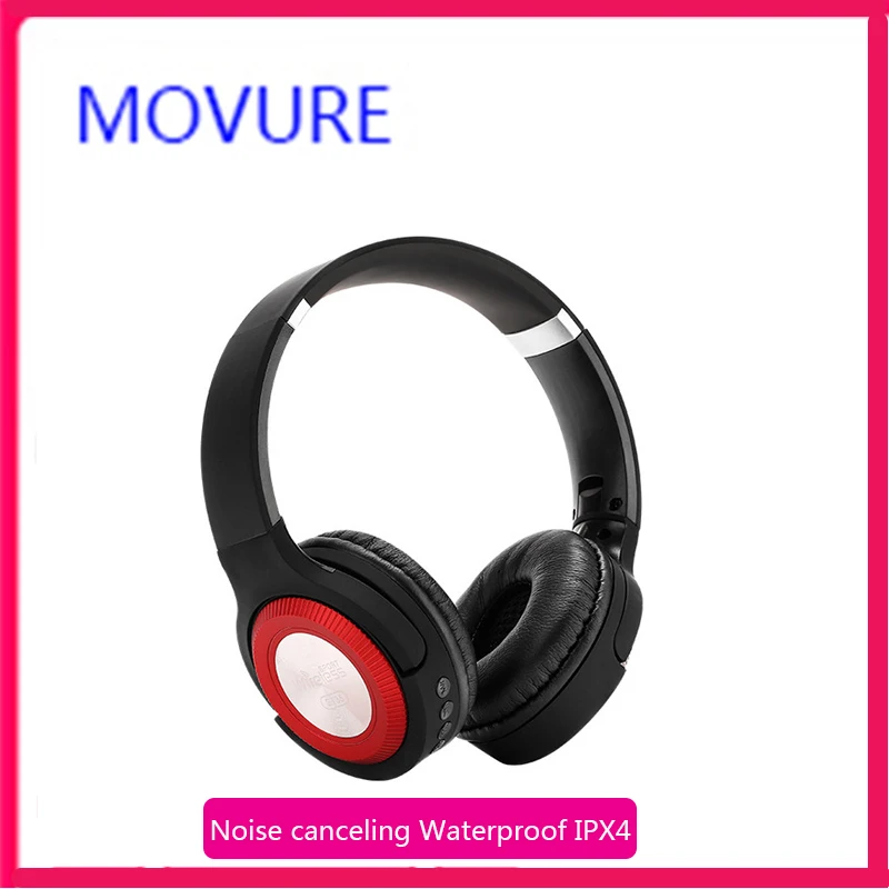 Беспроводная Bluetooth гарнитура шумоподавление водонепроницаемый IPX4 складная