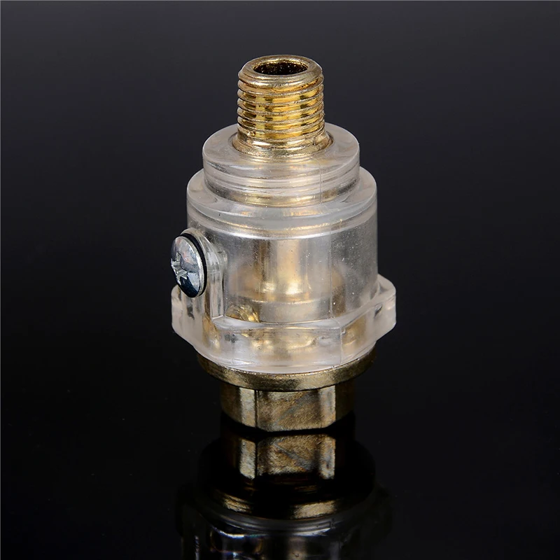 

Hardware Oiler Lubricator of 1/4" BSP Mini In-Line Oiler Lubricator for Pneumatic Tool & Air Compressor Pipe