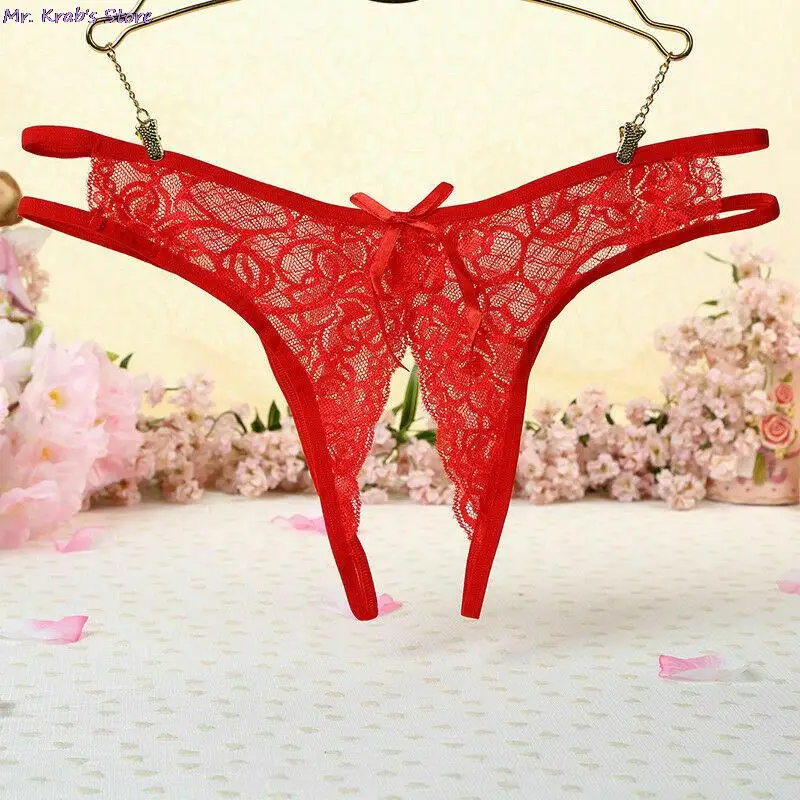 Женское сексуальное нижнее белье Эротические трусики с открытой промежностью